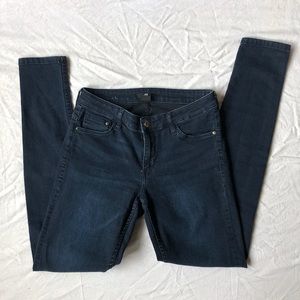 H&M Mid-Rise Dark Skinny Jeans / Jeggings